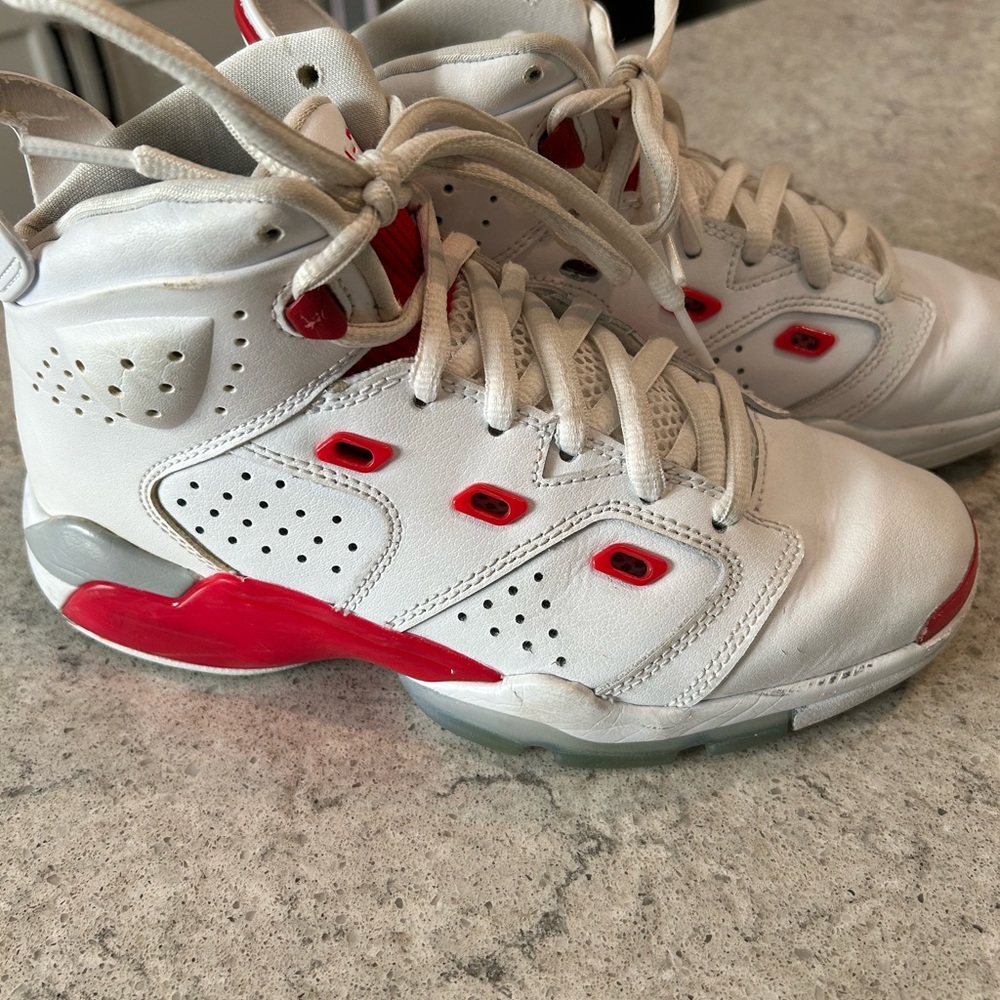 Nike Air Jordan youth basketball shoes. Worn one season and indoors only.